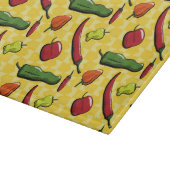 Een wereld van kinderschoenen met snijvlak snijplank (Hoek)