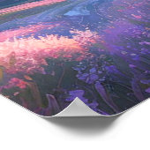 Een wereld van kleuren, de adembenemende vallei poster (Hoek)