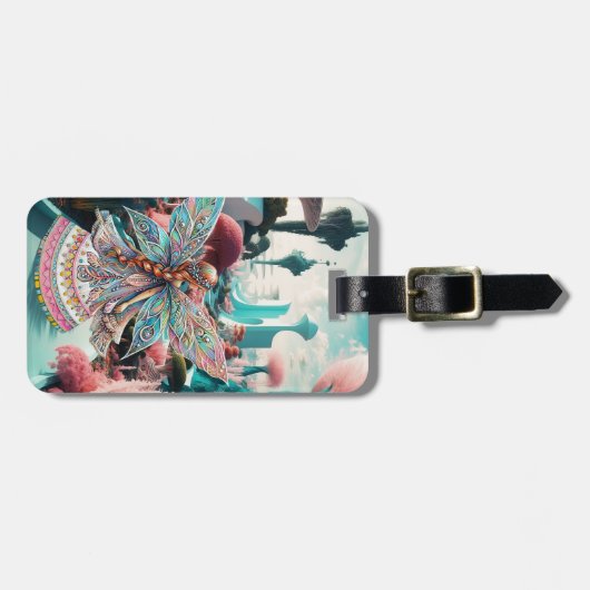 Een wereld van magisch wonder bagagelabel (Voorkant horizontaal)