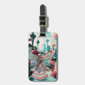 Een wereld van magisch wonder bagagelabel (Voorkant verticaal)