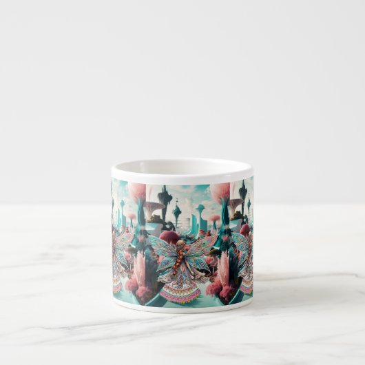 Een wereld van magisch wonder espresso kop (Voorkant)