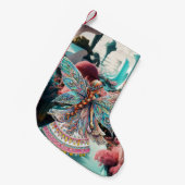 Een wereld van magisch wonder kleine kerstsok (Voorkant (Hangend))