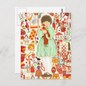 Een wereld van speelgoed! briefkaart (Voorkant / Achterkant)