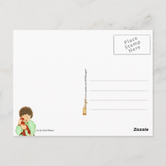 Een wereld van speelgoed! briefkaart (Achterkant)