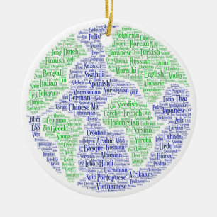 Een wereld van talen ornament
