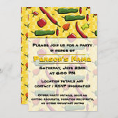 Een wereld van uitnodigingen van de Peppers van Ch (Voorkant / Achterkant)