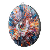 Een wereld van verwondering begint met visie dartbord (Voorkant Rechts)
