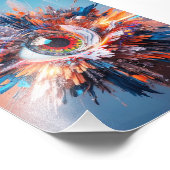 Een wereld van verwondering begint met visie foto afdruk (Hoek)