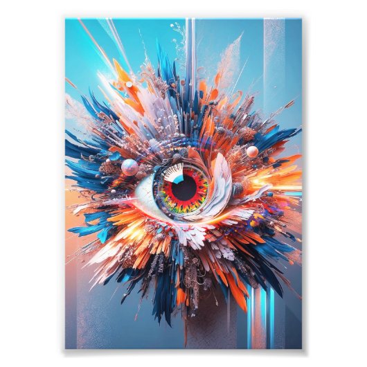 Een wereld van verwondering begint met visie foto afdruk (Voorkant)