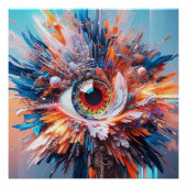 Een wereld van verwondering begint met visie perfect poster (Voorkant)