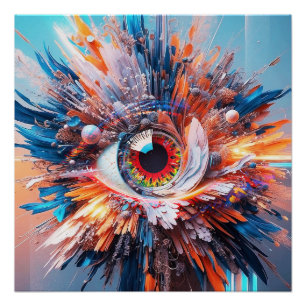 Een wereld van verwondering begint met visie perfect poster