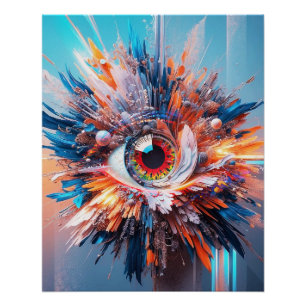 Een wereld van verwondering begint met visie perfect poster