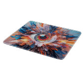 Een wereld van verwondering begint met visie snijplank (Hoek)