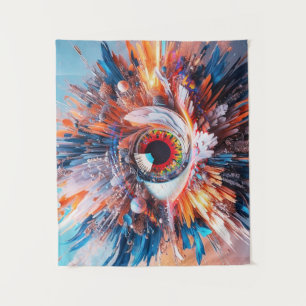 Een wereld van verwondering begint met visie wandkleed