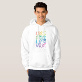 Een wereld van vrede, liefde en vreugde hoodie (Voorkant volledig)