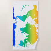 Een wereld van zon strandlaken (Voorkant)