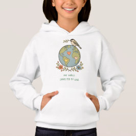 Eén Wereld Verbonden door Liefde Mooie Globe Kids
