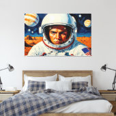 EEN WERELD VERWIJDERD VAN JOU 3 CANVAS AFDRUK (Insitu (Slaapkamer))
