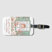 Een wereld waar oktober is bagagelabel (Voorkant (horizontaal))