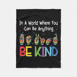 Een wereld waarin je ook maar iets van autisme kun fleece deken