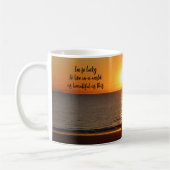 "Een wereld zo mooi als deze" Koffiemok (Links)