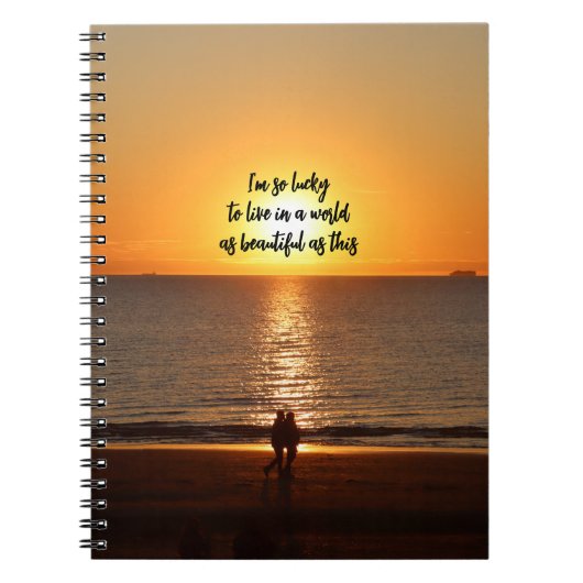 "Een wereld zo mooi als deze" Notitieboek (Voorkant)