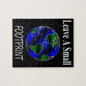 Een Wereldbol voor kleine voetafdruk Legpuzzel (Horizontaal)