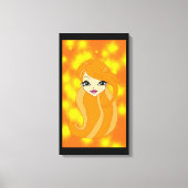 Een wereldcanvas canvas afdruk (Voorkant)