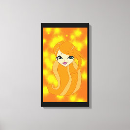 Een wereldcanvas canvas afdruk