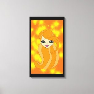 Een wereldcanvas canvas afdruk