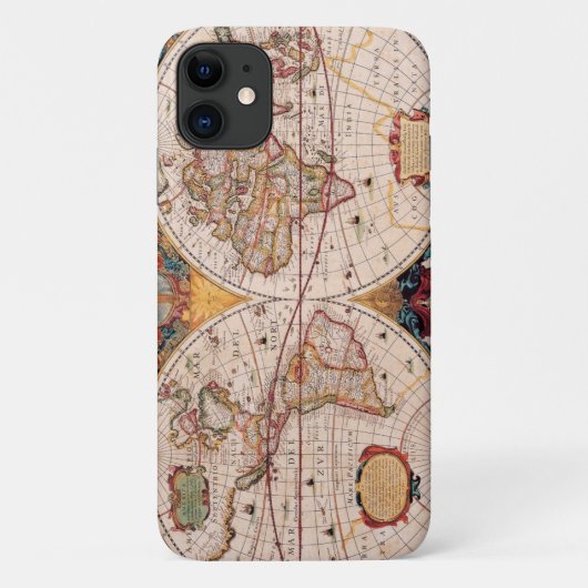 Een  Wereldkaart Circa 1600 Case-Mate iPhone Case (Achterkant)