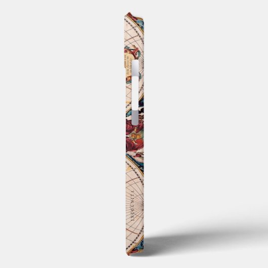 Een  Wereldkaart Circa 1600 Hoesje-Mate Case-Mate iPhone Case (Achterkant / Links)