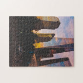 Eén wereldtower Landmark 1 World Trade Center Legpuzzel (Horizontaal)