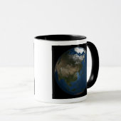 Een wereldwijd uitzicht over Azië met Arctisch zee Mok (Voorkant rechts)