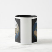 Een wereldwijd uitzicht over Europa en Scandinavië Mok (Midden)