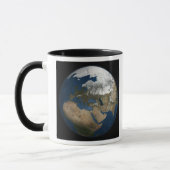 Een wereldwijd uitzicht over Europa en Scandinavië Mok (Links)