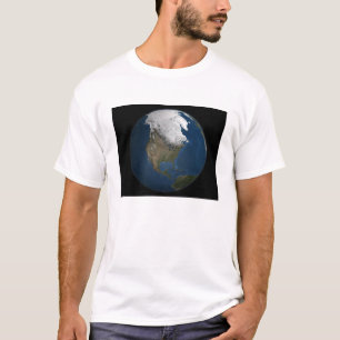 Een wereldwijd uitzicht over Noord-Amerika T-shirt