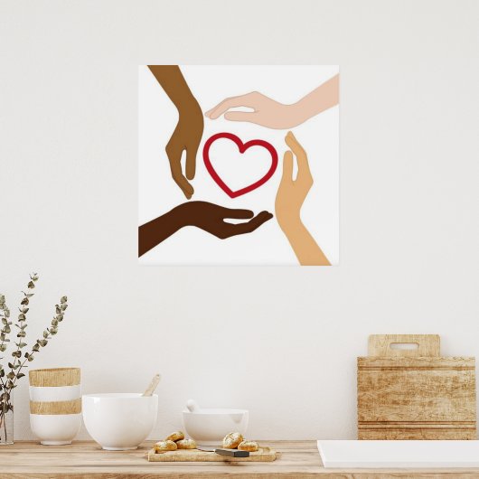 ÉÉN WERELDWIJDE VERLIES POSTER (Keuken)