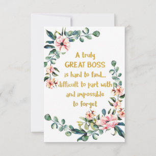 Een werkelijk geweldig cadeau voor waardering van 