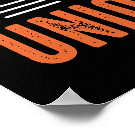 Een werknemer van de Unie heeft u een arbeidsdag b Poster (Hoek)