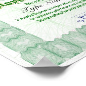 Een werknemer van het Jaar uitreiken van de prijs  Poster (Hoek)