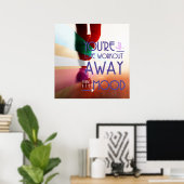 Eén werkout ver weg - Poster (Thuiskantoor)