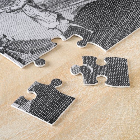 Een werkplaats van een kast, van de "Encyclopedie" Legpuzzel (Zijkant)