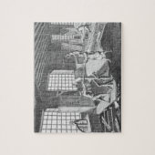 Een werkplaats van een kast, van de "Encyclopedie" Legpuzzel (Verticaal)