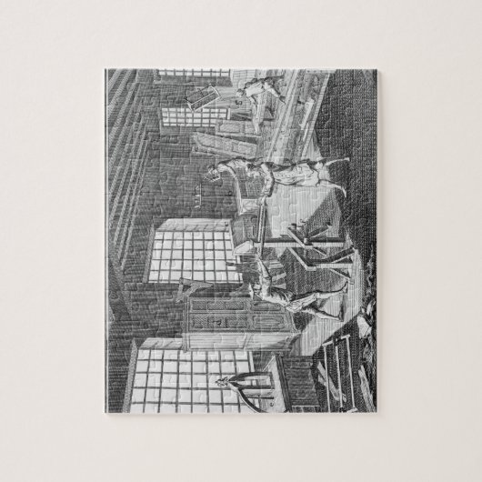 Een werkplaats van een kast, van de "Encyclopedie" Legpuzzel (Verticaal)