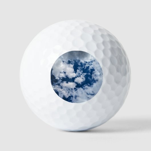Een werveling van wolken golfballen (Voorkant)