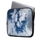 Een werveling van wolken laptop sleeve (Voorkant Links)