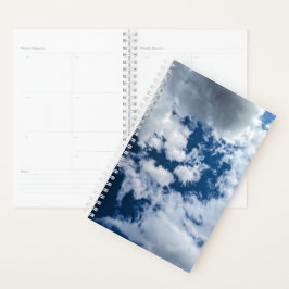 Een werveling van wolken planner