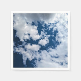 Een werveling van wolken servet