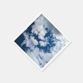 Een werveling van wolken servet (Hoek)